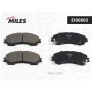 ������� ��������� �������� (����� Semi-Metallic) Nissan X-Trail (32)/Infiniti Q50 13- E100603 Miles E100603 E100603 ����