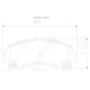 ������� ��������� �������� ��� ����������� Nissan X-Trail T32 (14-) / Renault Koleos (16-) | ����� | Trialli PF2367 PF2367 ����