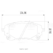 ������� ��������� �������� ��� ����������� Toyota Corolla (19-) | ����� | Trialli PF2466 PF2466 ����