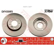 ���� ��������� ��������! VW Multivan/T4 2.0-2.5TDi 03 TRW DF4308S DF4308S DF4308S ����