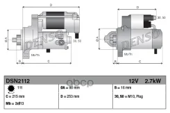 ������� Heavy duty 12V 2.7Kw Denso ���. DSN2112 DSN2112 ����