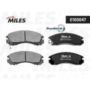 ������� ��������� Mitsubishi Outlander 03-/Pajero 90-00- ���. SemiMetallic Miles E100047 E100047 ����