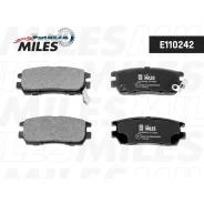 ������� ��������� Mitsubishi Pajero I/Pajero II/L400 94-03 ���. SemiMetallic Miles E110242 E110242 ����