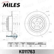 ���� ��������� Subaru Forester 97-/Legacy 98-03/Outback 00-09 ���. D 290��. Miles K011763 K011763 ����