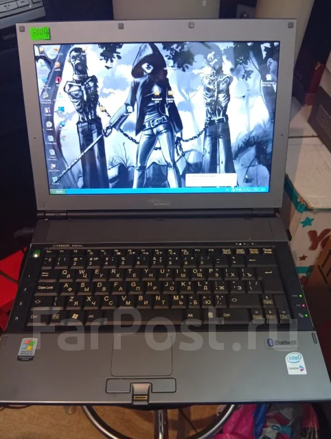 Fujitsu Siemens LifeBook. 13", ��� 1024 ��, WiFi: 1, Bluetooth: 1, ����������� �� 2��. ����
