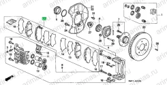 �������� �������, �������� (15.5CL-16VN, NS146H) 45022-SL0-E50 45022SL0E50 ����