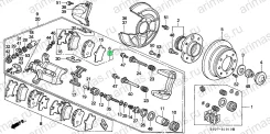 ������� � �����, ������ ����� 43019-SS0-000 43019SS0000 ����