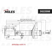 ����������� ������ ������ ������� Toyota Corolla/Sprinter EE/AE100 06/91-05/95 (KYB 332074) DG22098 Miles DG22098 DG22098 ����