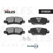 ������� ��������� Toyota Corolla (E12) 02-06 � ����. ���. SemiMetallic Miles E110034 E110034 ����