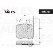 ������� ��������� MB W202/203 AMG/210/140 ���. SemiMetallic Miles E110327 E110327 ����