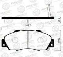 ������� 45022-SN-7G50, PF-8254 / SN423P / GP-05060, AN-358WK, PN-8254, AF-5060M, NPS-105W-SA, NPO-105W, 45022-SP0408, 45022-SS0409, 45022-SL0020, (F...