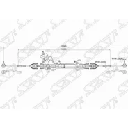 ����� ������� Hyundai Solaris 10-17 / Kia Rio 11-17 (����� ����) SAT ST577004L000 ST577004L000 ����