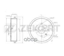 ������� ��������� ������ Chery Very A13 11- Zekkert ���. bs-5411 BS5411 ����