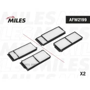 ������ ������ (�������� 2 ��) Mazda 3/5 03- (Filtron K1212-2x MANN CU22001-2) AFW2199 Miles AFW2199 AFW2199 ����