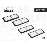 ������ ������ (�������� 2��. ) Mazda 3 09- (Filtron K1312-2X, MANN CU26008-2, VIC AC-406E) AFW2293 Miles AFW2293 AFW2293 ����