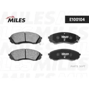 ������� ��������� �������� (��� �������) (����� Semi-Metallic) (Hyundai H1 (TQ), KIA Carnival III (VQ (TRW GDB3448) E100104 Miles E100104 E100104 ����