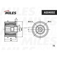 ����� ���������� ���� ���������� Toyota Camry 2.4 01-/RAV 4 2.0 06- AG04002 AG04002 ����