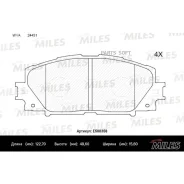 ������� ��������� �������� (����� Ceramic ����� PRO) Toyota Prius 1.8 09-/Lexus CT 1.8 11- (TRW GDB4173) E500358 E500358 ����