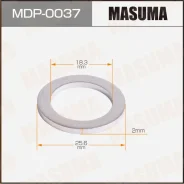 ����� (���������) ��� ����� ������������� ���� Masuma, Honda 18.3x25.6x2 MDP0037 ����
