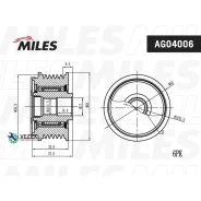 ����� ���������� ���� Hyundai ix35/Sonata/KIA Magentis 2.0/2.4 05- Miles AG04006 AG04006 ����