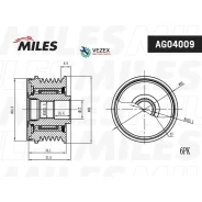 ����� ���������� ���� ���������� Hyundai Santa FE/KIA Sorento 2.4 09- AG04009 Miles AG04009 AG04009 ����