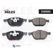 ������� ��������� FORD Focus II/III/Mazda 3 03-/Volvo S40 04- �����. SemiMetallic Miles E100001 E100001 ����