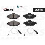 ������� ��������� FIAT Punto/Panda 94- ���. SemiMetallic Miles E100203 E100203 ����