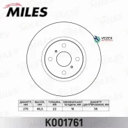 ���� ��������� �������� D275��. ������������� Toyota Yaris 1.0 05- (TRW DF4804) K001761 Miles K001761 K001761 ����
