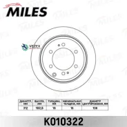 ���� ��������� Toyota LAND Cruiser J70/J80 4.2D 90- ������ ����. D=312��. Miles K010322 K010322 ����
