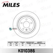 ���� ��������� VW Touareg 02-10/Transporter V 03-09 ������ D=315��. Miles K010386 K010386 ����