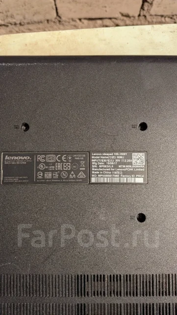 Lenovo IdeaPad 100-15IBY. 15.6", 2,2����, ��� 2048 ��, WiFi: 1, Bluetooth: 1 ����