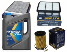 Hyundai XTeer Diesel Ultra. 5W-40, �������������, 6��. ��� ����� �� ������������� ����