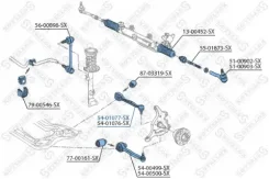 ����� �������� ������� ����� MB W203/S203/C209 all Stellox 5401077SX ����