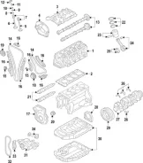 ��� ��������������� �-�� Skoda Octavia 08-15, Audi A4/A5/Q3, VW Amarok/Golf 09 VAG 06H198205N ����