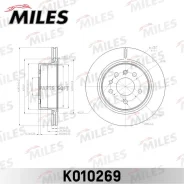 ���� ��������� ������ (5 ���������! ) ������������� OPEL Omega B 94-03 D=286 ��. (ISO 9001). Miles K010269 Miles K010269 K010269 ����