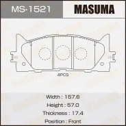 ������� ��������� (�������) Toyota Camry (XV40, XV50) 01-21 / Lexus ES 06-18 Masuma, �������� MS1521 ����