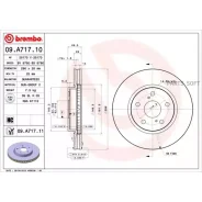 ���� ����. ���. ����. [296x28] 5 ���. Lexus IS 2.5-3.5 05- Brembo 09A71711 09A71711 ����