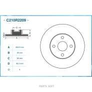 ���� ��������� �������� Toyota Cworks C210R2209 C210R2209 ����
