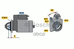 ������� 12V, 0.85KW Bosch ���. 0 986 010 310 0986010310 ����