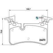 ������� ��������� MB W204/C204/W211/S211 06- 6.3 AMG ����. ! Brembo P50113 P50113 ����