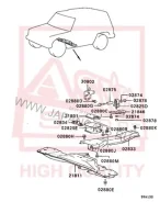 ������� �������� Mitsubishi Mitsubishi Pajero I L041G-L149G 1989-1990 ASVA 0412-LTC 0412LTC ����