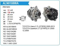 ��������� Toyota 2TR, Land Cruiser Prado 2.7 2TR-FE 2002-2007, 130A KR Motorherz ALN0108LP ����