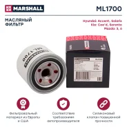������ �������� Hyundai Solaris I II 10- Kia Ceed II III Rio II-IV 05- Mazda 3 I II 03- ML1700 Marshall ML1700 ML1700 ����