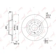���� ��������� ��������������� (282x12) | ��� | Lynxauto BN1198 BN1198 ����