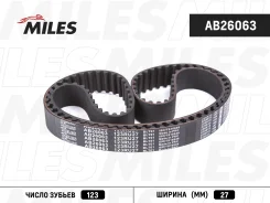 ������ ��� (�������� CR) 123X27 (Contitech CT1035) Miles AB26063 AB26063 ����