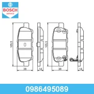 ������� �������� ������ Nissan Murano/X-Trail 2.0-3.5 03 0 986 495 089 Bosch 0986495089 0986495089 ����