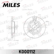 ���� ��������� �������� ������������� Honda Accord 2.0-2.4 R15 03-08 D=280 ��. (ISO 9001) K000112 ����