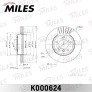 ���� ��������� �������� ������������� BMW 3 E46 318-328 98-/Z4 2.5-3.0 03- D=300 ��. (ISO 9001) K000624 ����