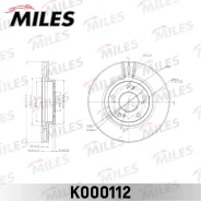 ���� ��������� �������� D280��. ������������� Honda Accord 2.0-2.4 03-08 (TRW DF4429) K000112 Miles K000112 K000112 ����