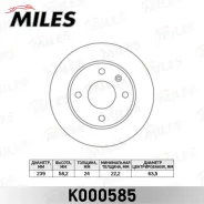 ���� ��������� �������� D239��. ������������� FORD Escort 82-90/Sierra 82-93 (TRW DF1649) K000585 Miles K000585 K000585 ����